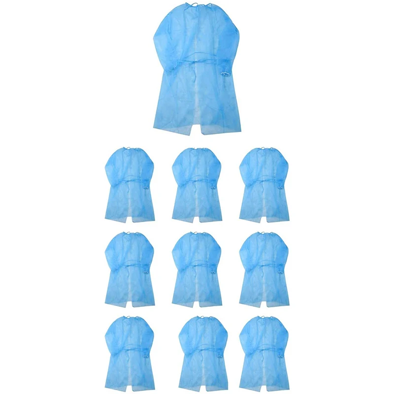 Disposable AAMI level 3 yellow Isolation gown for patient hospital gown