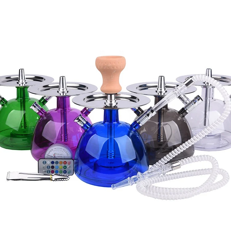 wholesale acrylic hookah shisha with led system