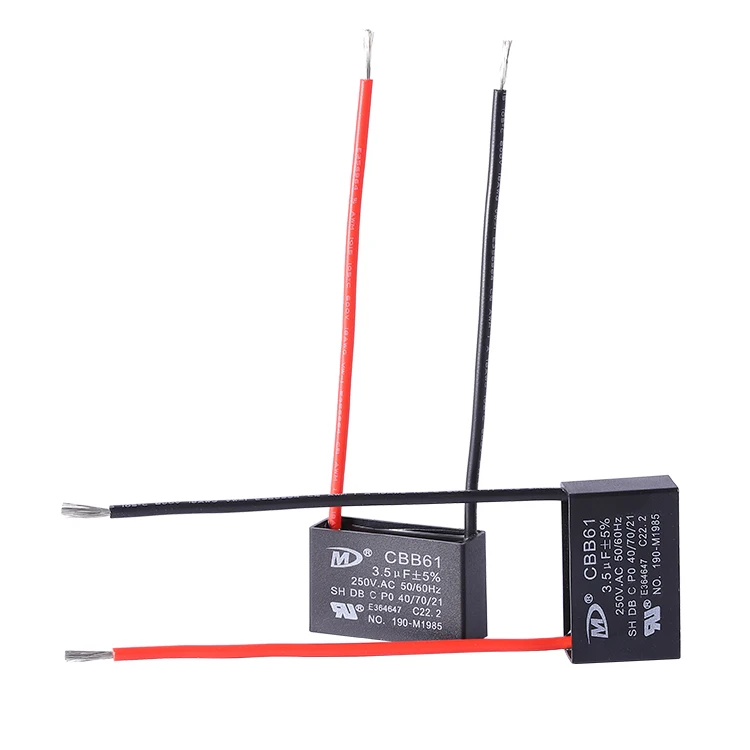 CBB61 Fan Capacitor Manufacture Wholesale Running Capacitor 1.5uf 450v 50/60 Hz For Fan