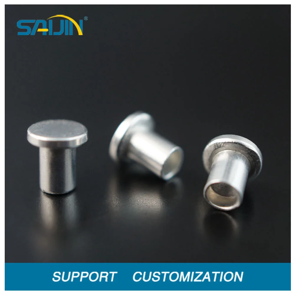 electrical bimetal blind rivet contact terminal switch part electrical silver copper contacts rivet brass copper contact