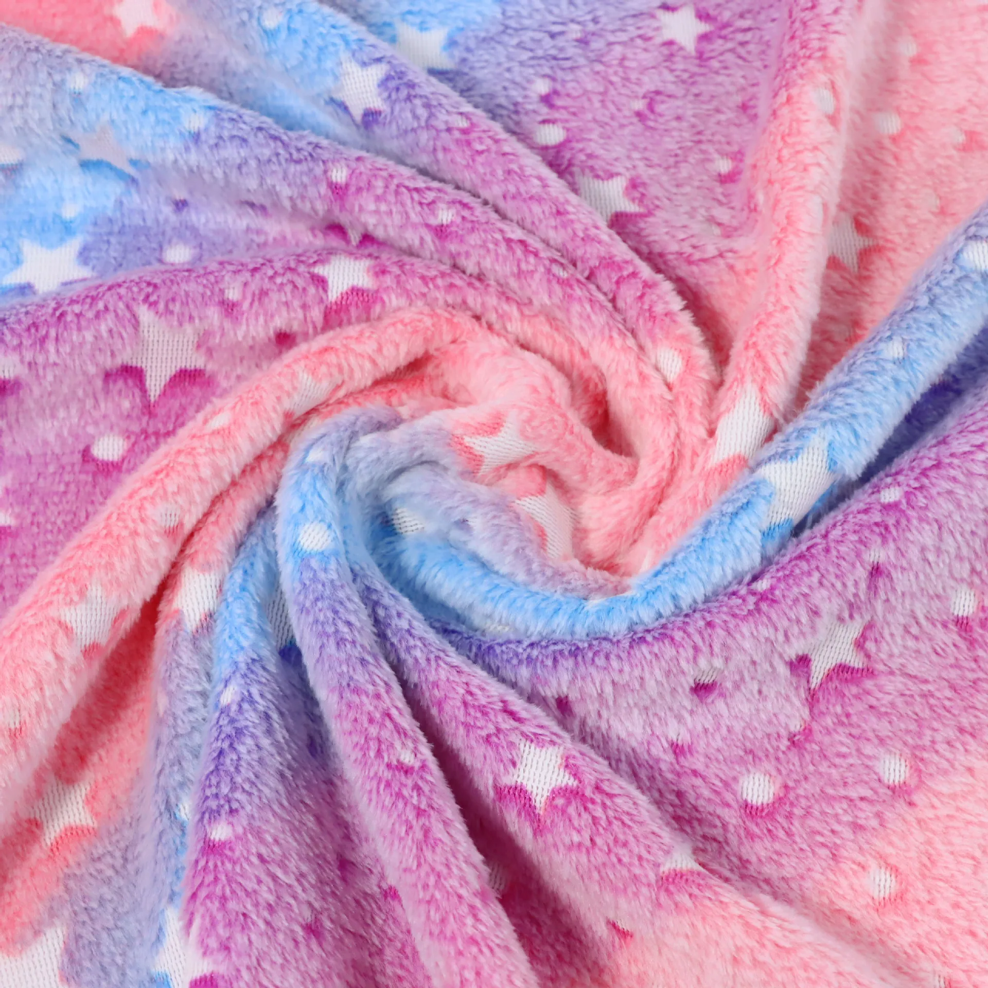 Лидер продаж светящаяся в темноте фланелевая флисовая ткань стиле принцессы одеяла одеяло