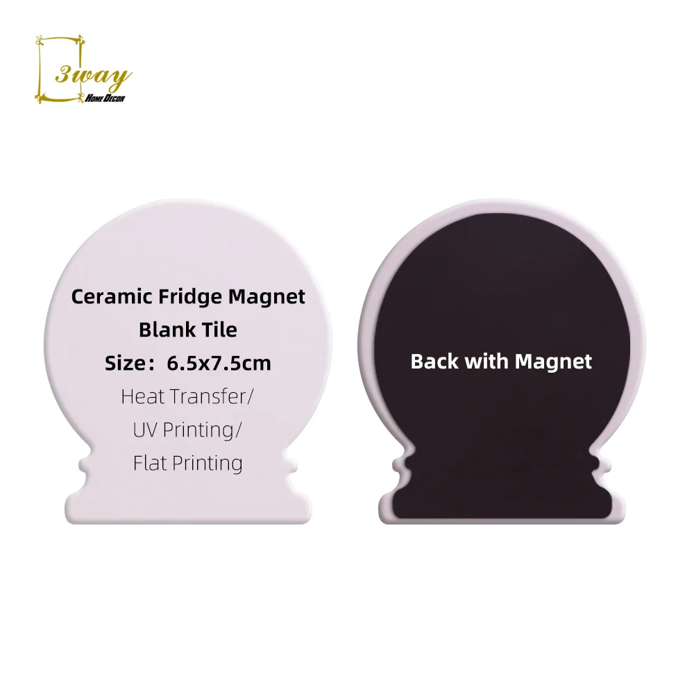 Good Quality Customized Manufacturer Crystal Ball Shape Blank Fridge Magnet