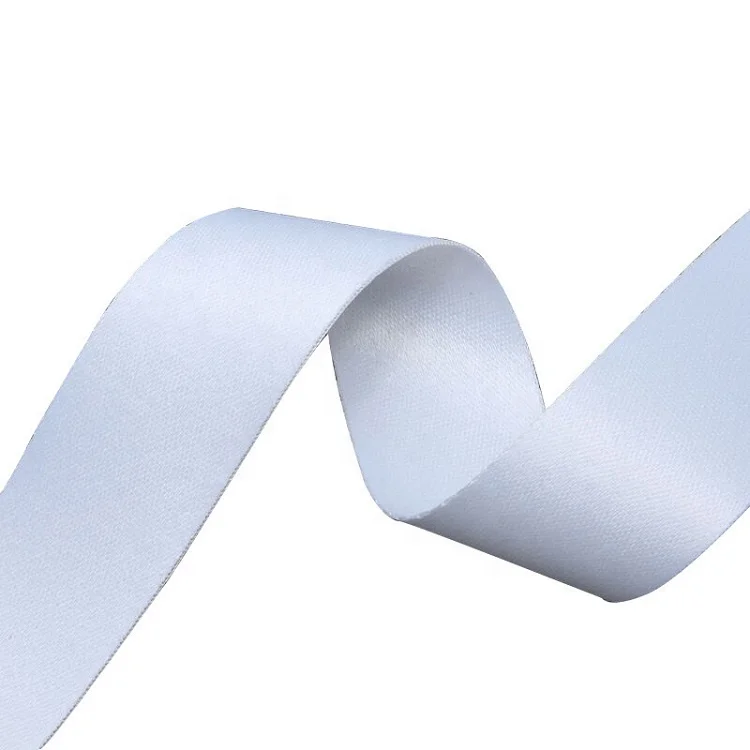 White Plain Polyester Ribbon Sublimation Lanyard Strap for Custom Thermal Heat Transfer Printing Neck Strap Lanyards