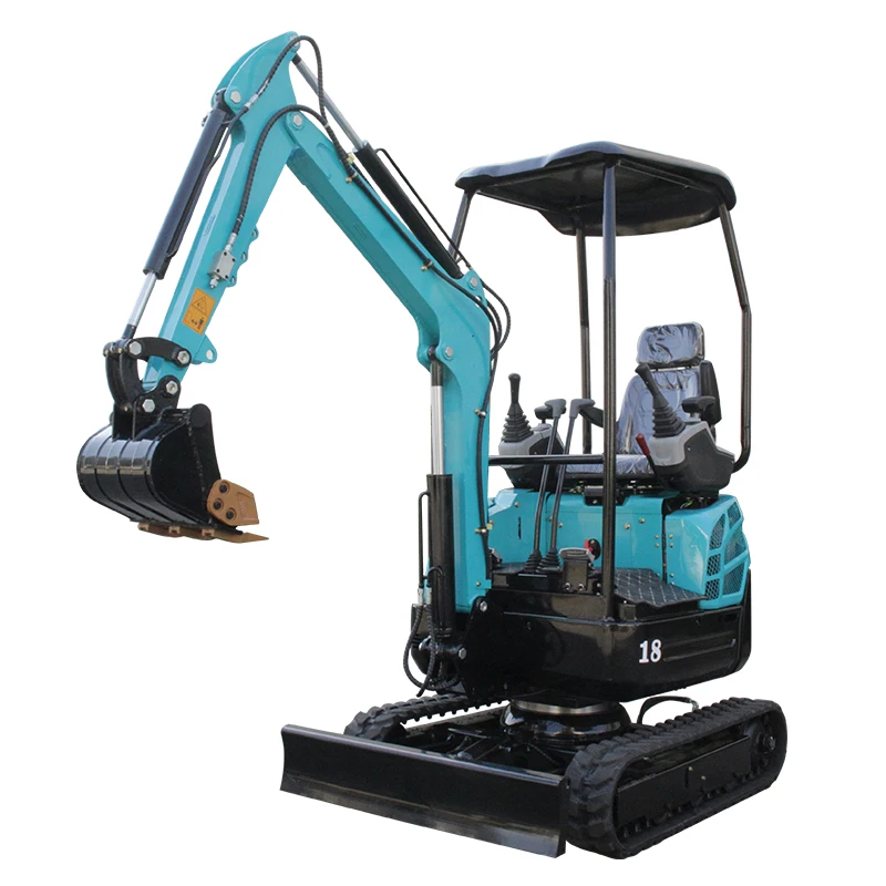 China 1.8ton Small Digger KV18 Crawler Hydraulic Farm Household Cheapest Mini Excavator