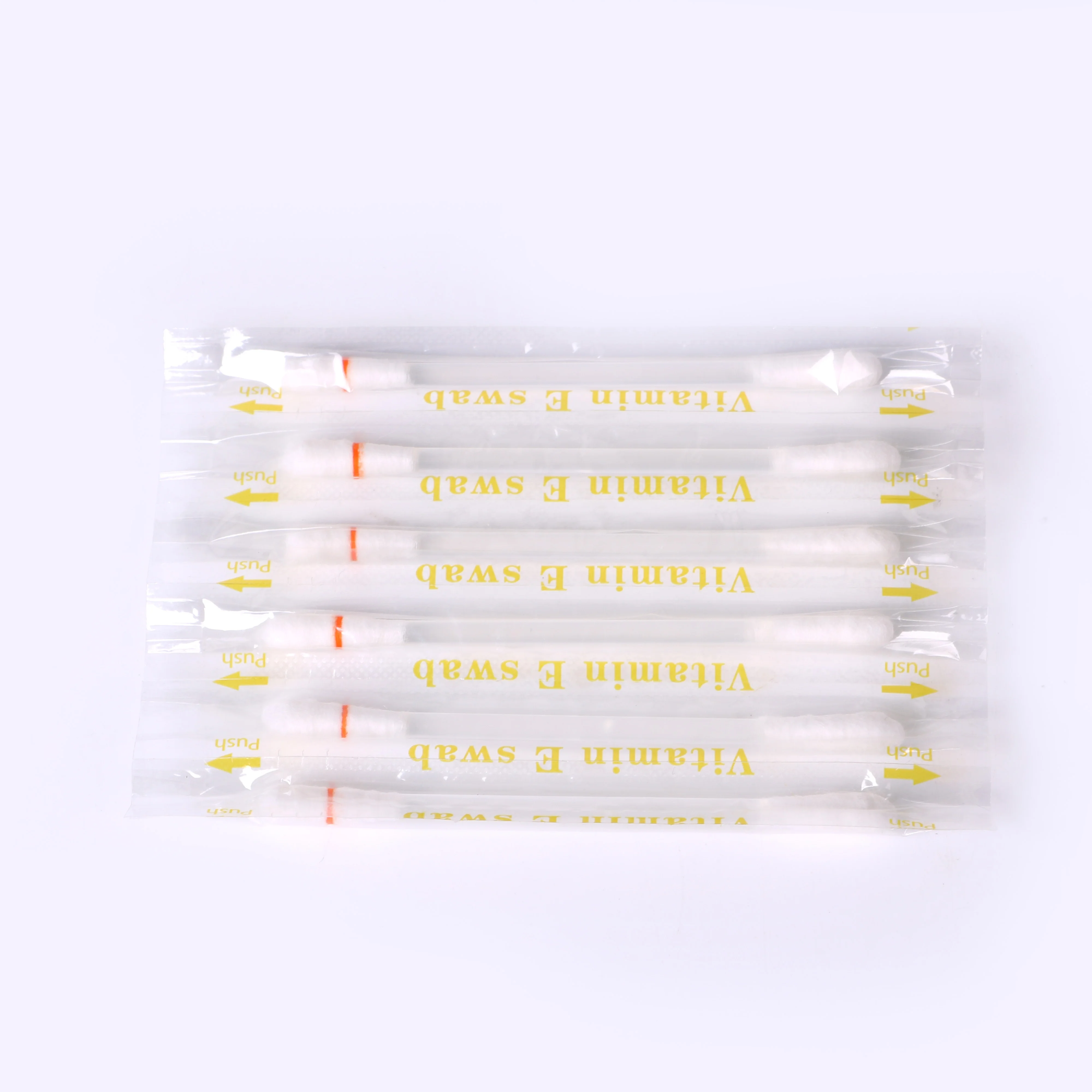 30pcs Vitamin E Lips Oil Cotton Swabs Disposable VE Oil Q-tip Applicators For Protect Lip Gum Anti-dry Moisture Use