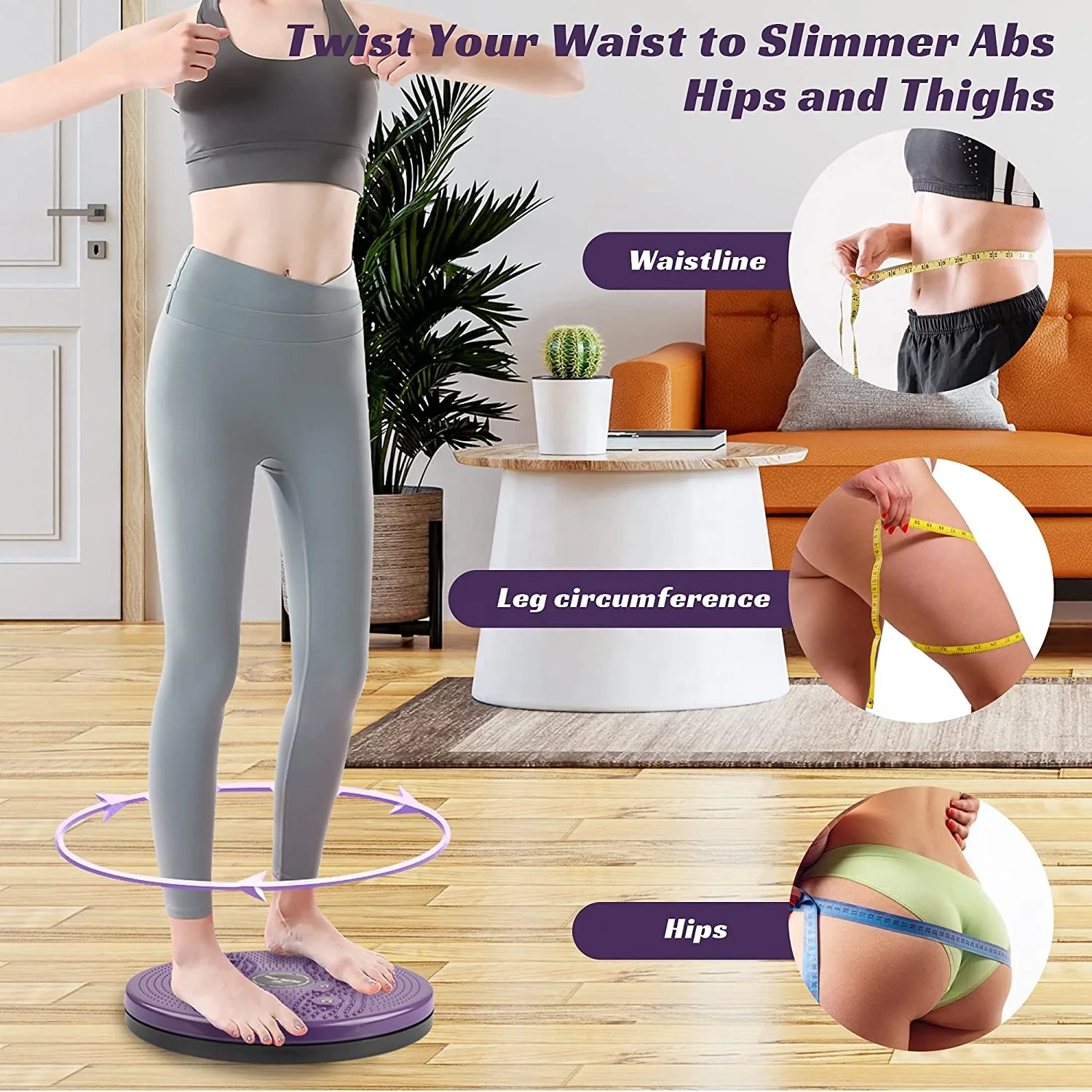 High Grade Calories Waist Twist Plate Disc Waist Exercise Twister Indoor Sports