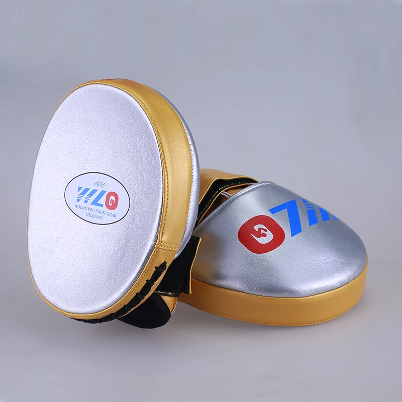 Wolon изогнутые пользовательские логотипы mma тренировки бокса и thaihand focus mitts pads