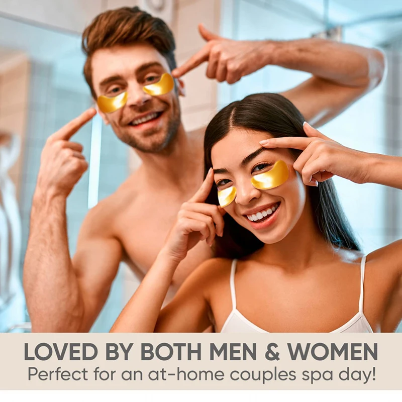 Defying Hydrogel Sheet Eye Mask 24k Gold OEM Hydrogel Eye Gel Patch suitable eye mask for dark circles