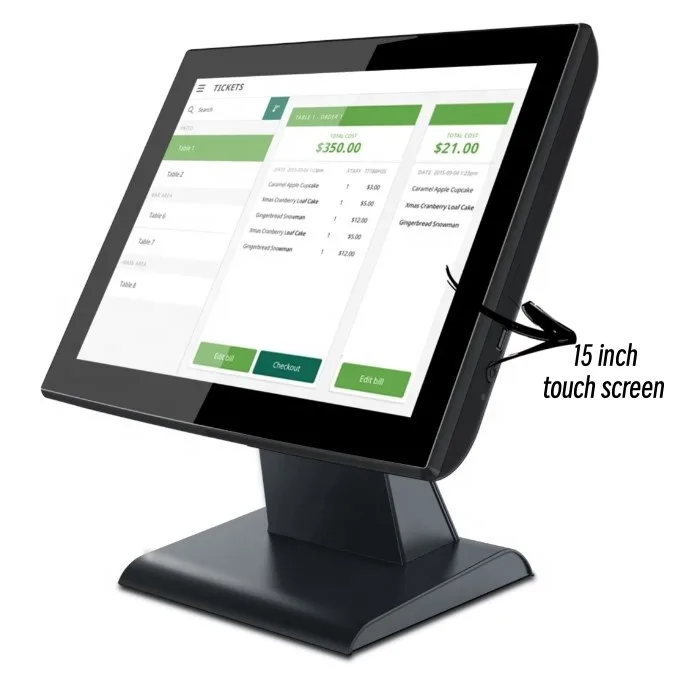 Win10 Pos Systems Cash Register Machine All In One Retail Pos Terminal Caisse Enregistreuse Complet Pos