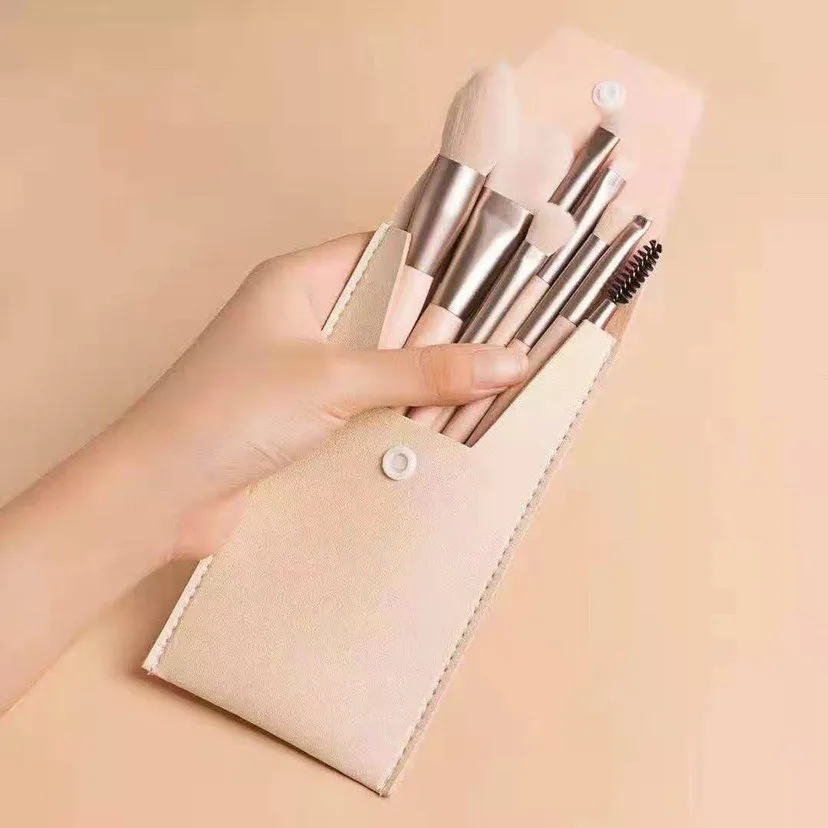 mini makeup tools brochas de maquillaje makeup brush set pink brow lash cleansing wet eyebrow eyelash single cosmetic brush