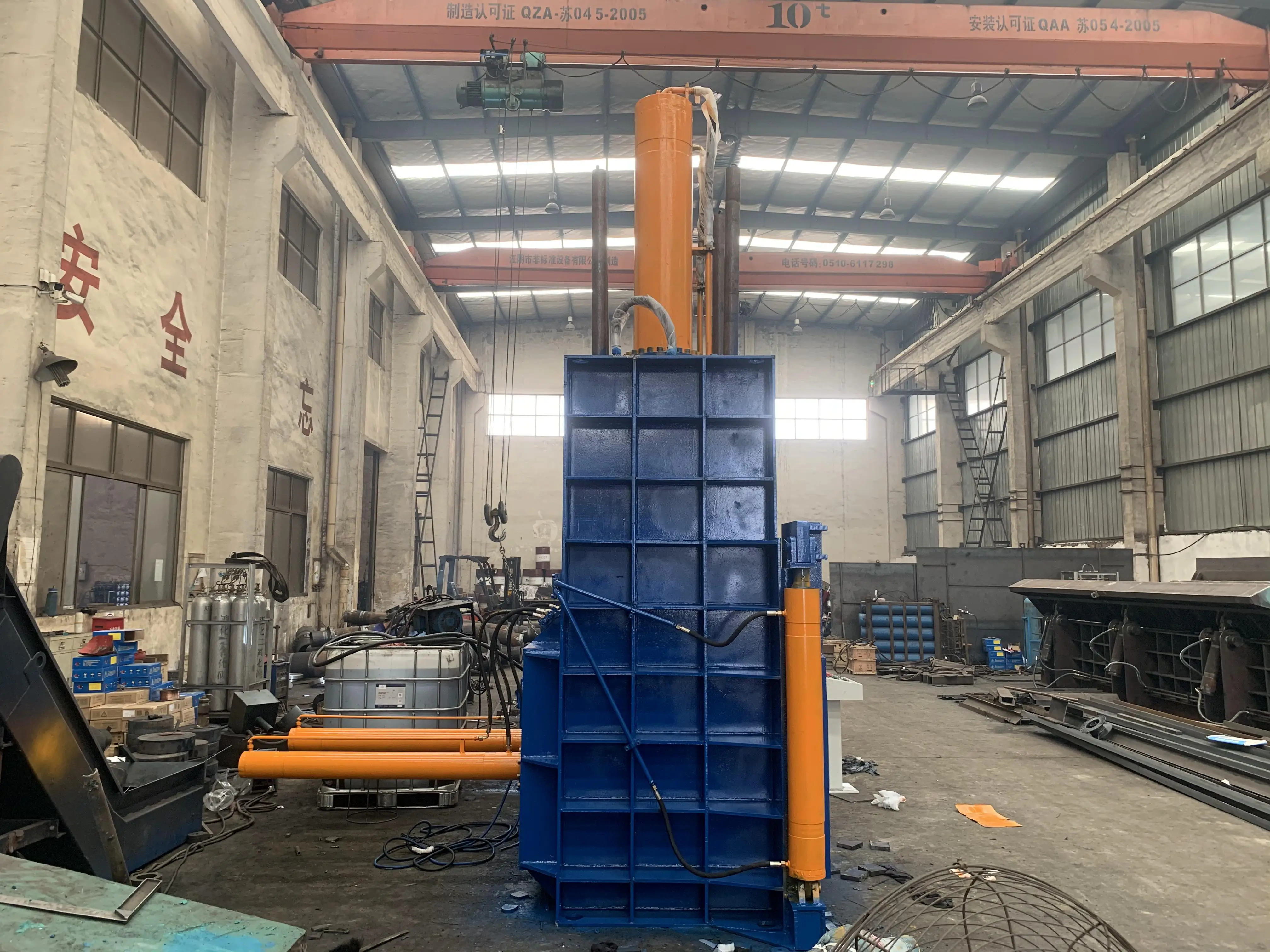 Y82T-400 Vertical Hydraulic Semi-automatic Scrap iron Stainless Steel Baler Metal Machine