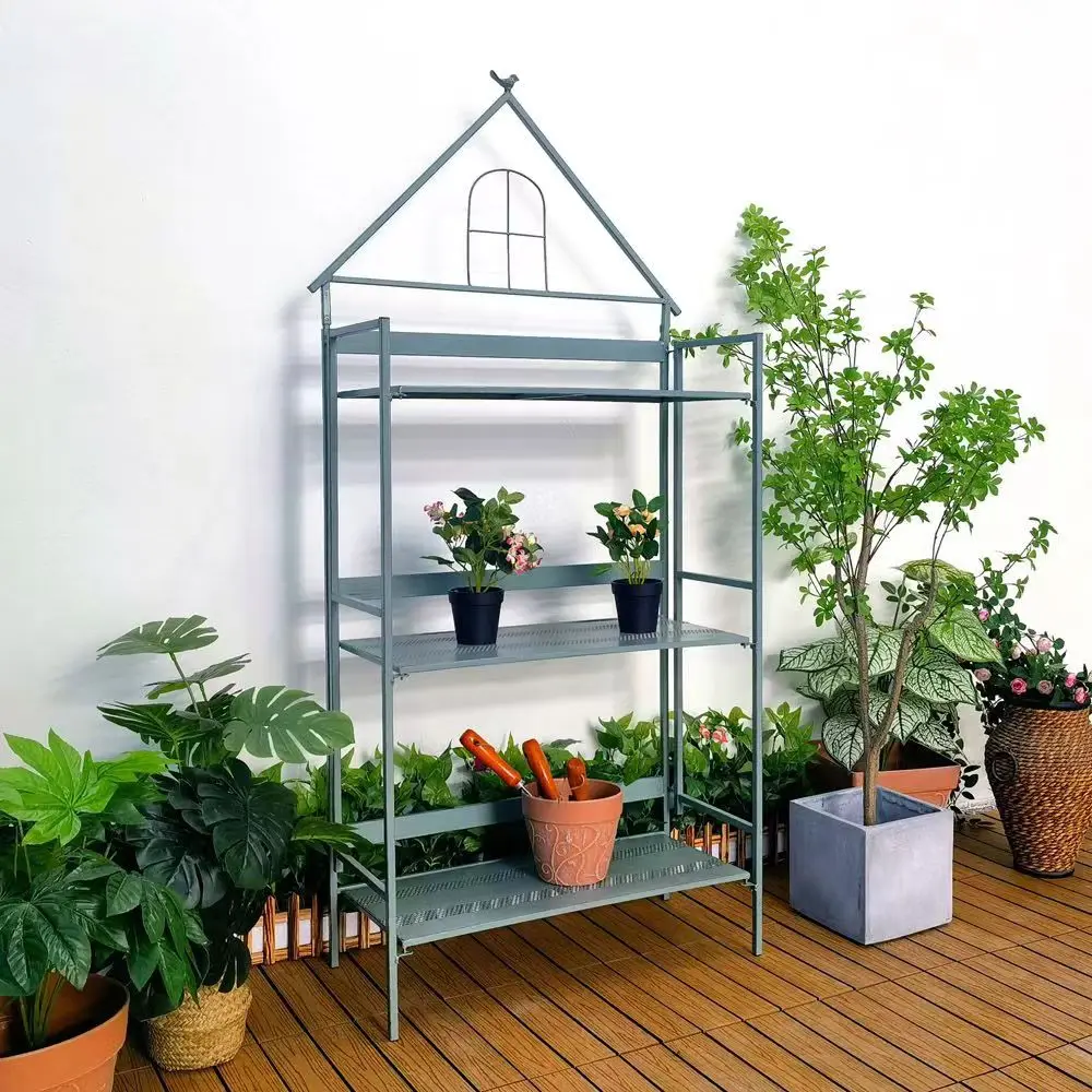 flower rack plant stand display holder for succulent potted indoor outdoor garden house bonsai living room  metal flower stand