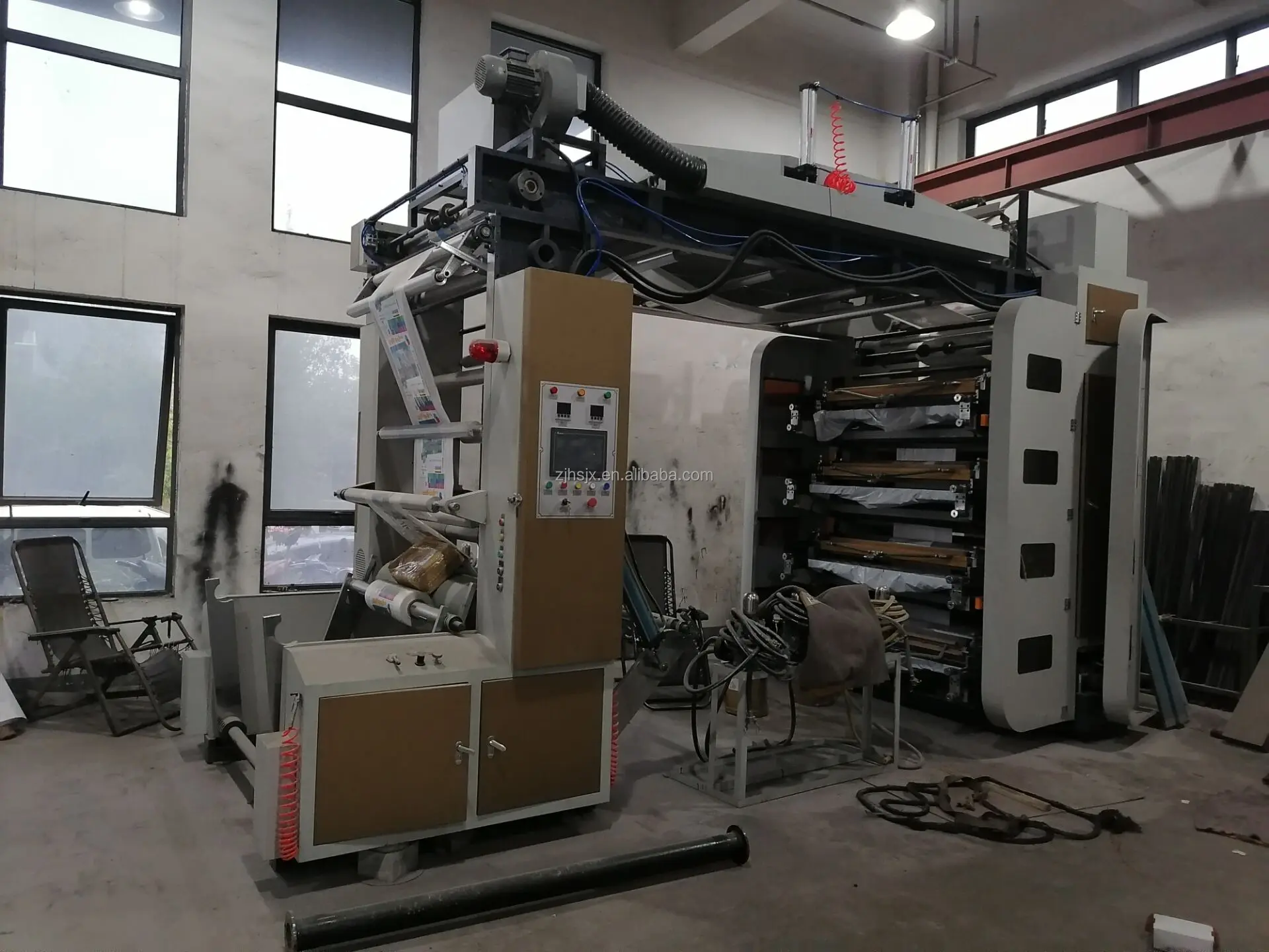 YTB-8600 High Speed EPC system 8 colour copy paper flexo printing machine