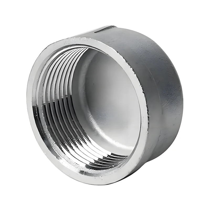 Hot Sale High Performance Cast Pipe Caps Zinc Plated Surface Treatment China Manufactured Quality Fittings for Power Systems