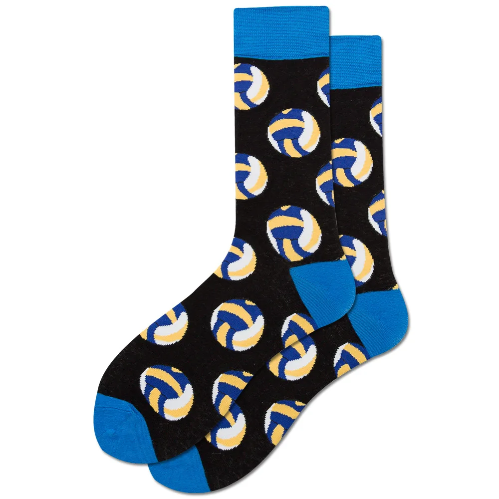 Socksmate Пользовательский логотип мужское Спортивное платье Баскетбол Боулинг мяч для молодых мужчин регби счастливый волейбол футбольная команда носки мальчиков
