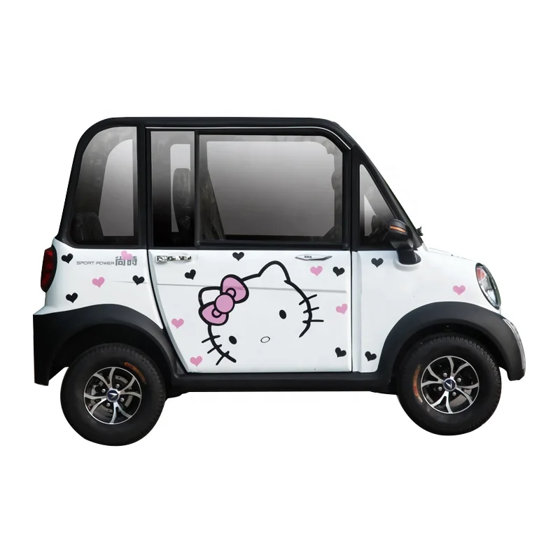 2021 hot sale fully enclosed 4 wheel 4 seats electric mini car electric vehicle for adult made in China