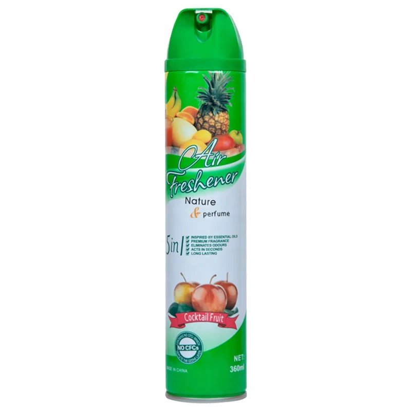 Long lasting smell air fragrance aerosol spray air freshener for apartment