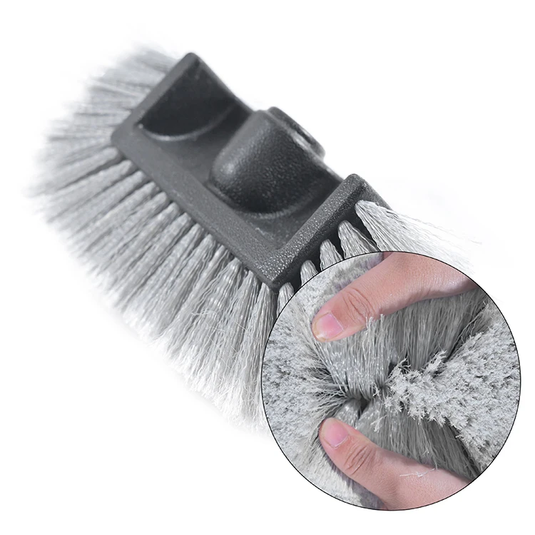 Wholesale water flow car cleaning brush soft bristle car wash brushes high pressure water flow