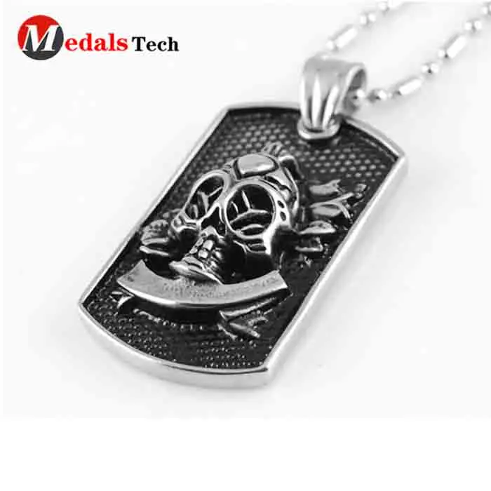 Promotional custom die casting printed photo souvenir metal dog tags