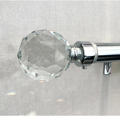 Manufacturer Living Room Window Decoration,Adjustable Acrylic Crystal Curtain Pole Rod Set