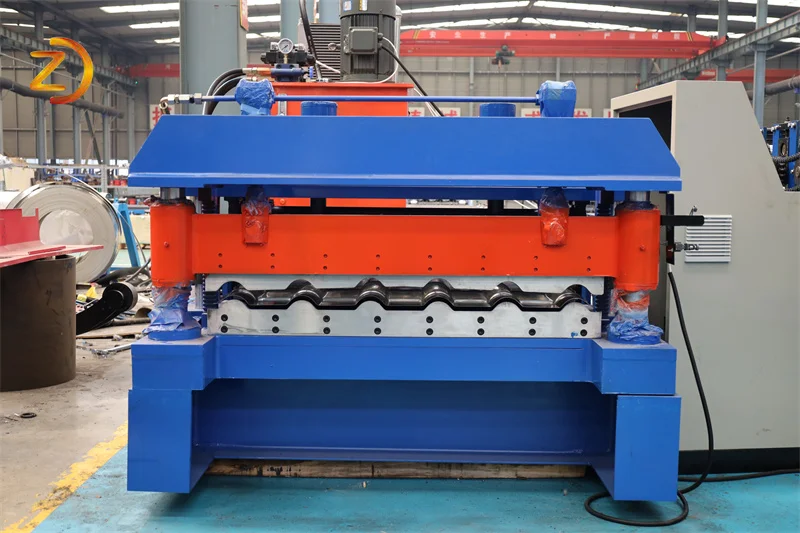 Automatic popular step roof glazed tile sheet roll forming machine machinery from China