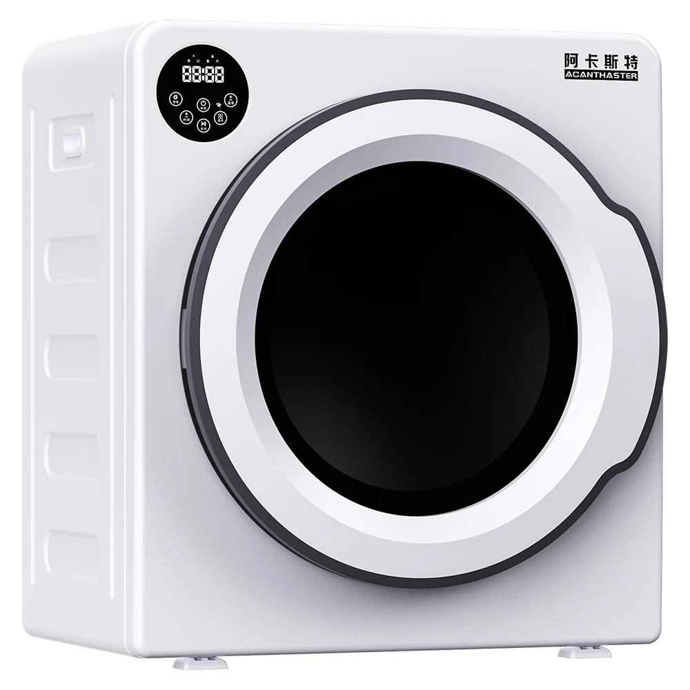 8KG Laundry Household Clothes Dryer Stainless steel drum tumble dryer Electric Control Panel Air vented pasteurization