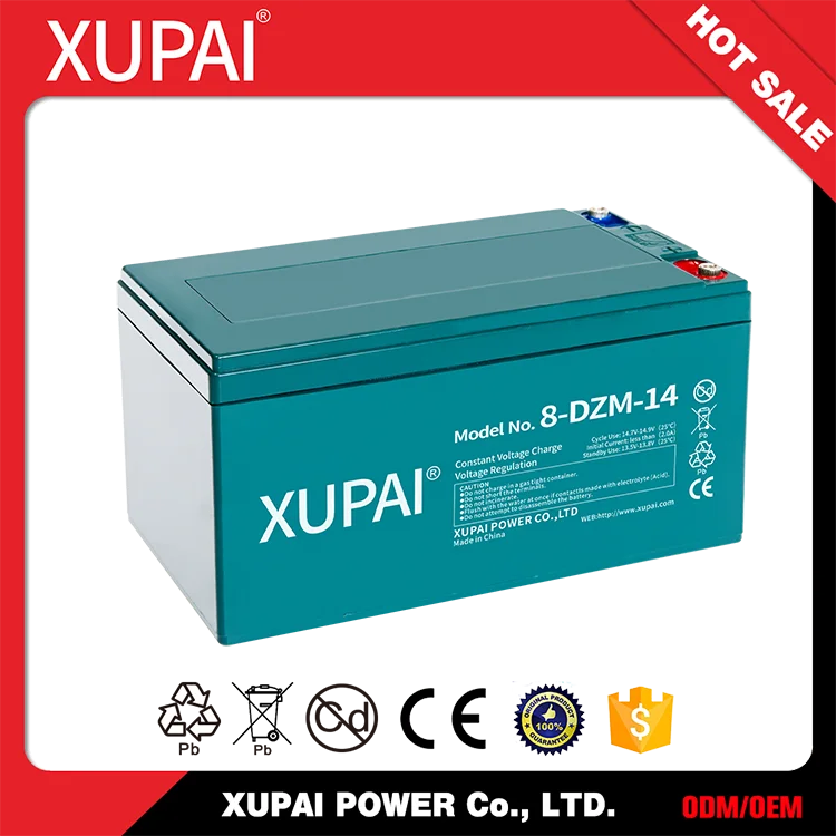 XUPAI 16v Deep Cycle Battery Lead Acid 16v 8-dzm-14