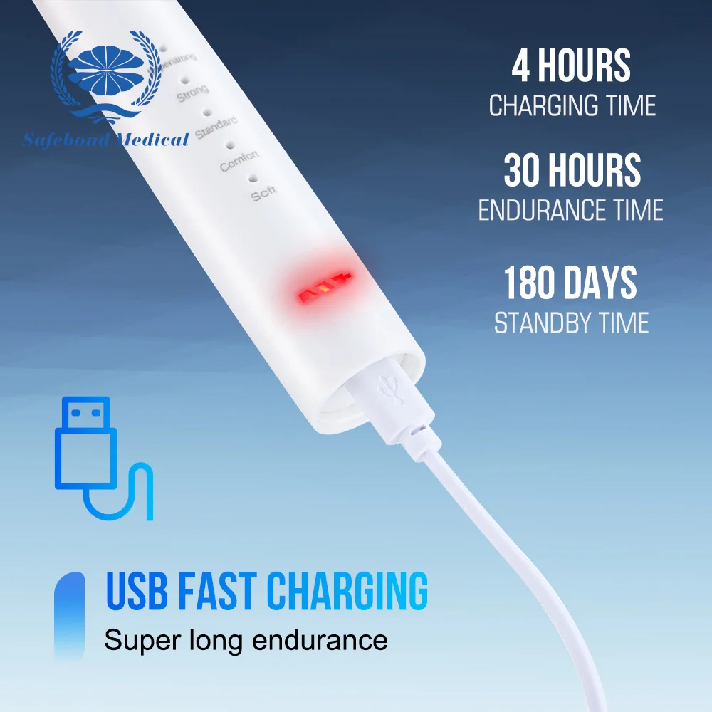 Household electric dental scaler portable six-in-one oral cleaning kit