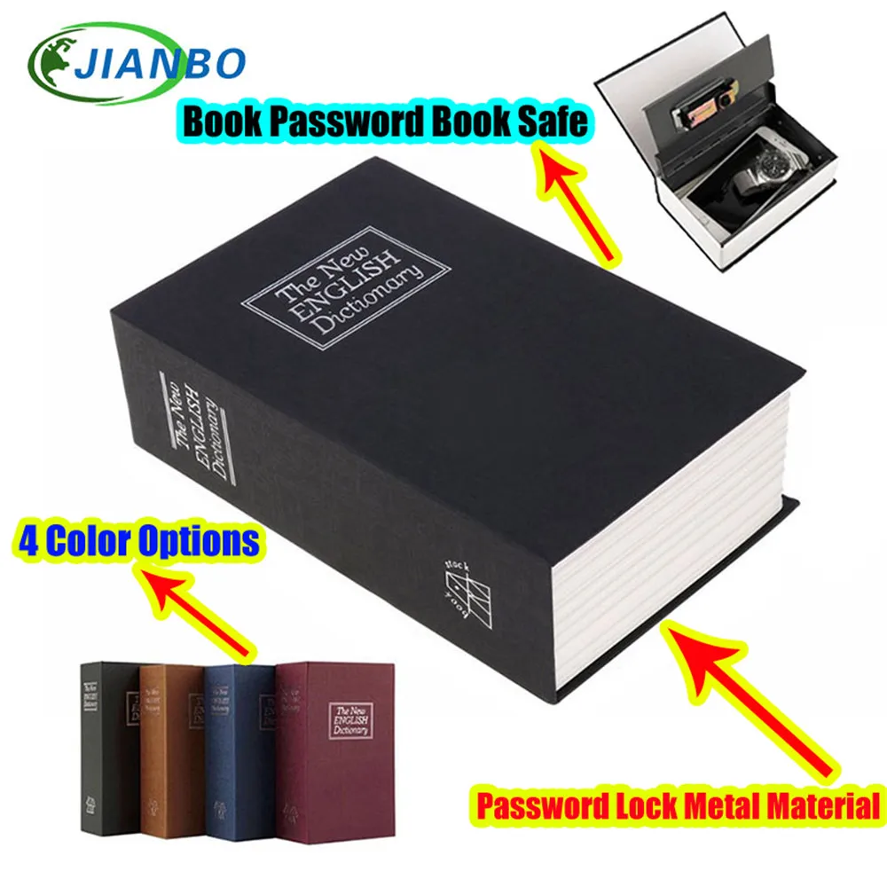 Safe Box Bank Secret Stash Security Hidden Safe Cash Money Storage Secret Book Boxes