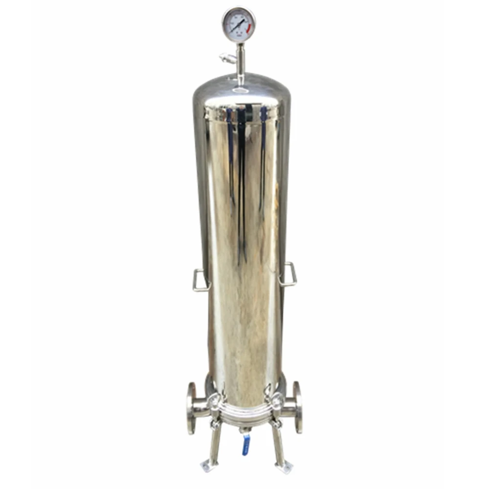 Sanitary different diameter size Large capacity stainless steel 0.22um membrane beer filter