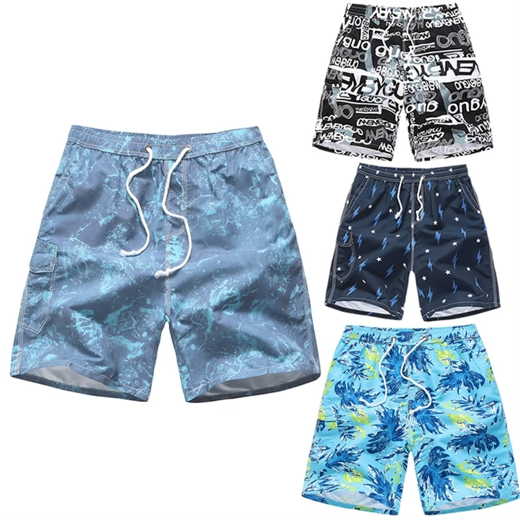 factory quickly dry swim shorts men beach shorts men swim trunks beach trunks men sublimation prints  All over Print Shorts