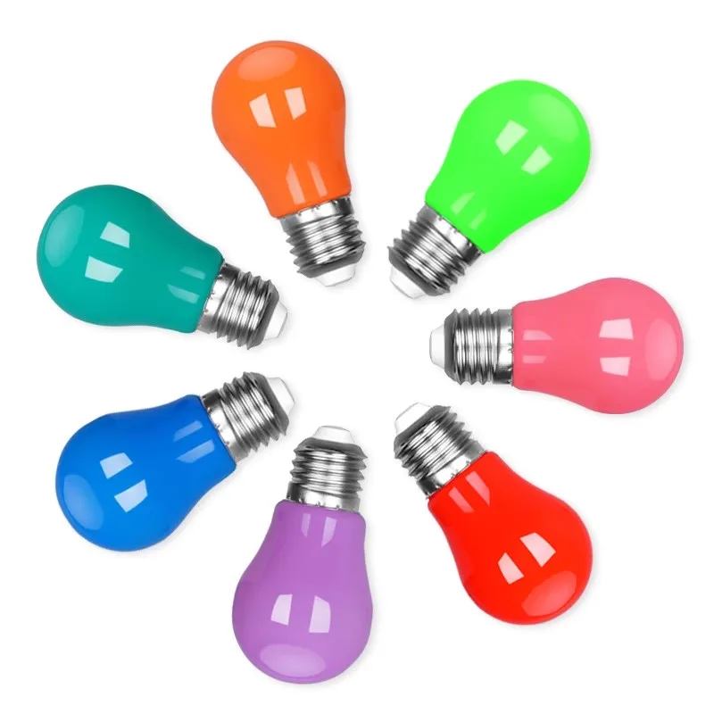 Intelligent Ic Driver Long Service Life High Brightness 7w 9w 11w Color Bulb blue red Led Light