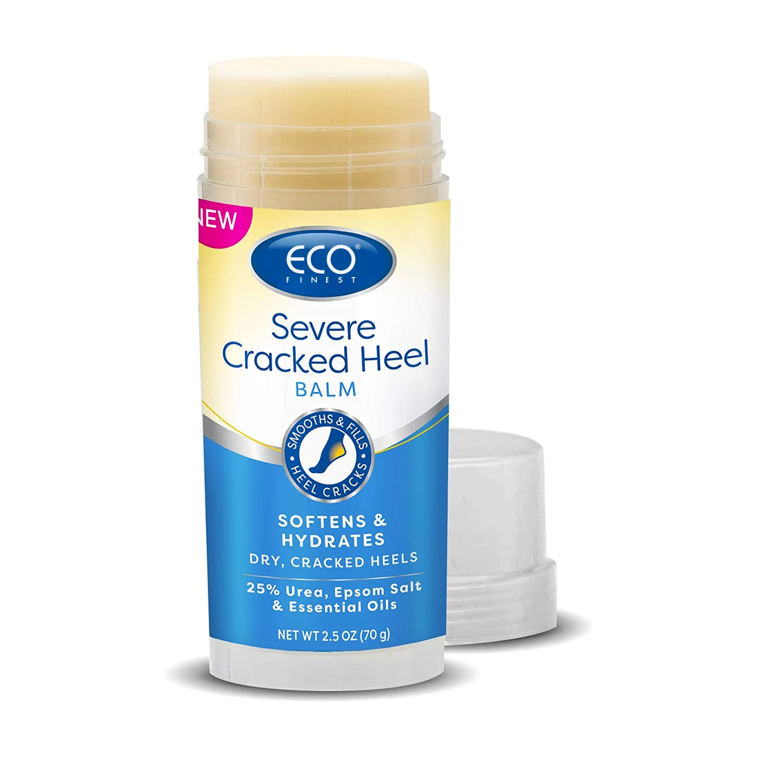 Cracked Heel Repair Balm with 25% Urea for Dry Cracked Feet, Heals and Moisturizes for Healthy Feet Natural Foot Cream-281147