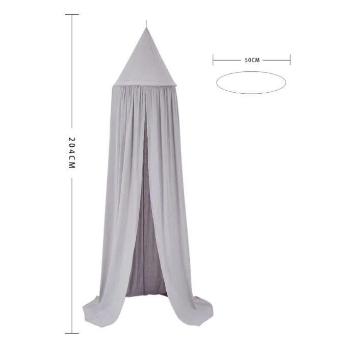 MU Bed Canopy Cotton Baby Crib Hanging Dome Mosquito Netting Tent For Children Room Decor