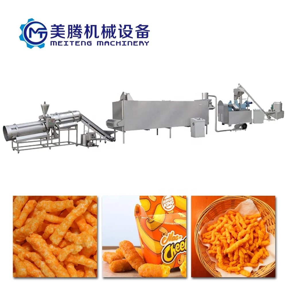 Cheetos making machine big capacity kurkure production one stop solution