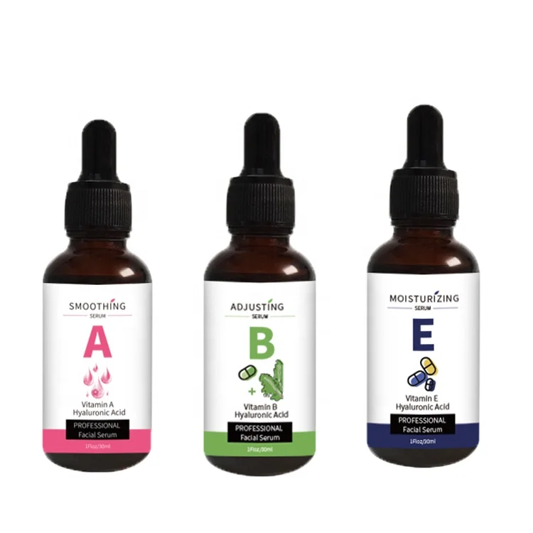 Customized New product vitamin E Serum  Anti Aging Anti Wrinkle Moisturizing Nourishing and Smoothing Vitamin A, B, E  Serum