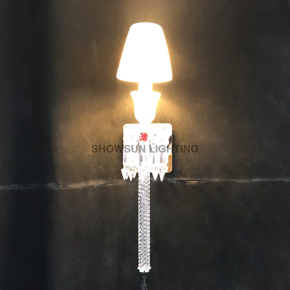 indoor home hotel luxury living room decoration contemporary led crystal wall lamp