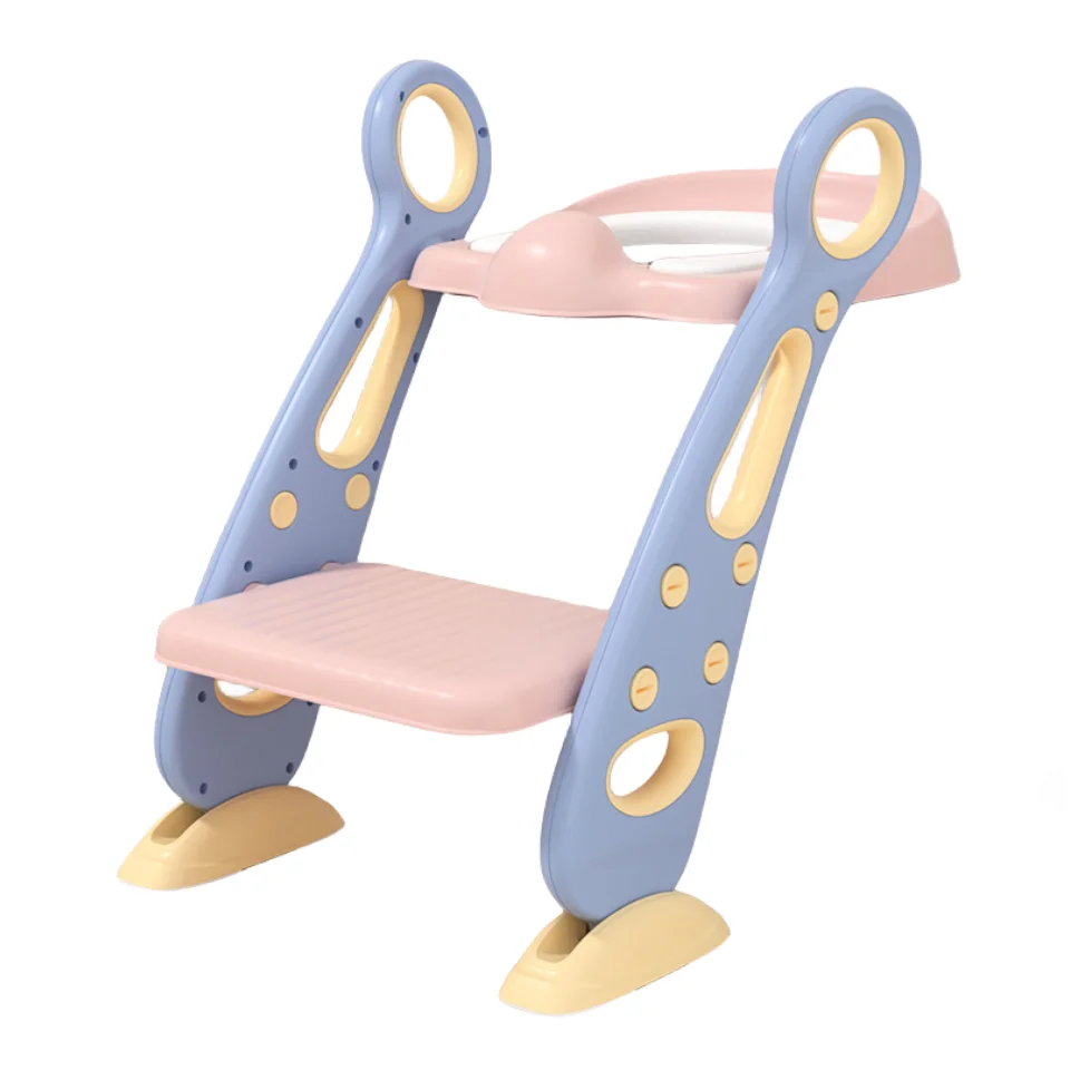 Travel Children Baby Potty Training Chair Seat With Step Stool Ladder Toilet Seats Training Kids Indoor Wc Trainer Foldable 2023