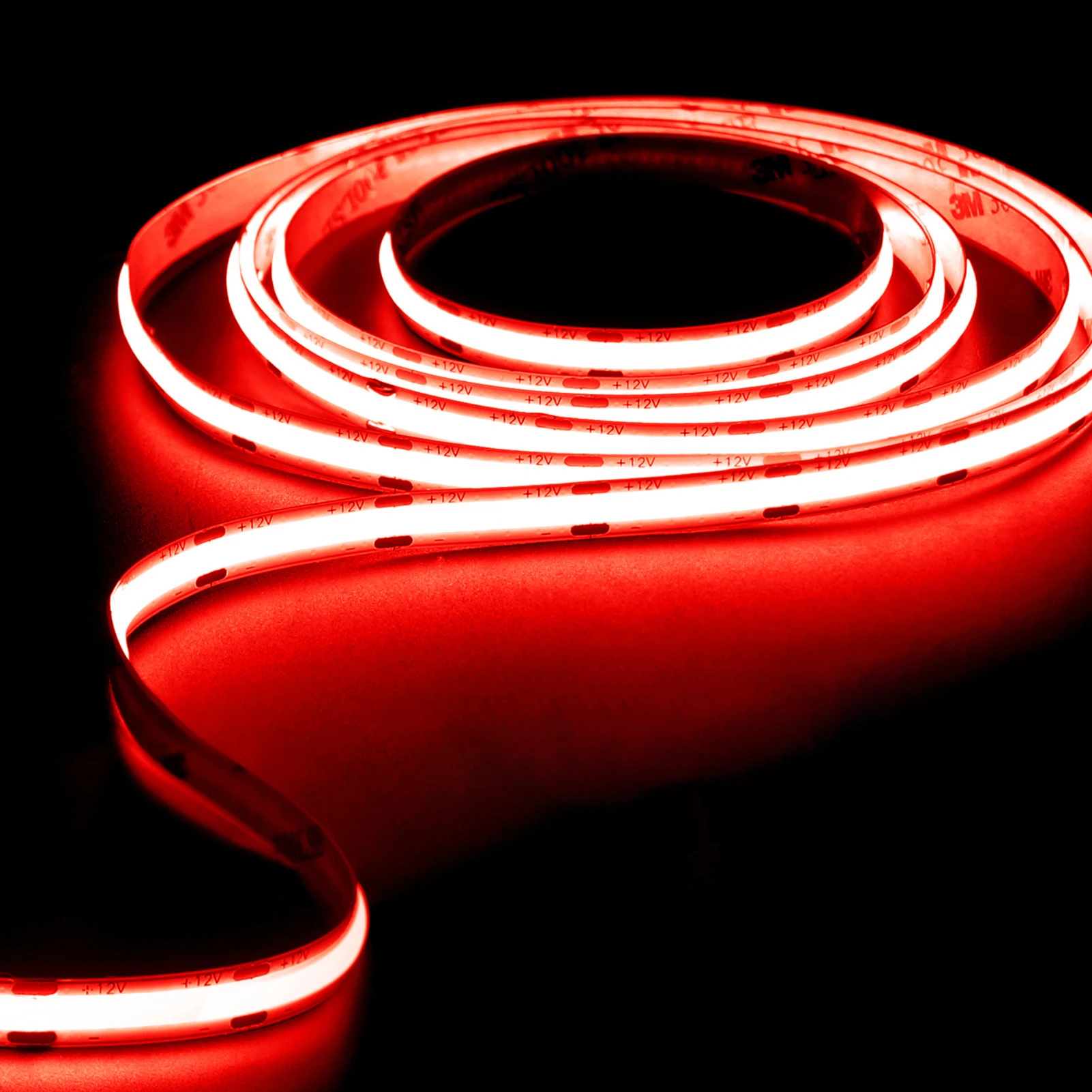 Super Bright New Technology Dotless COB LED Strip 320 Chips/m 12V Warm White Pure IP68