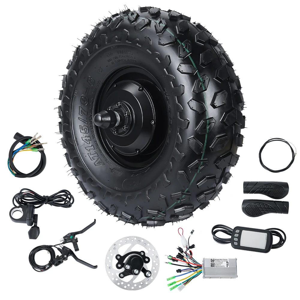 14.5 inch 5-7km/h 200Nm high torque low speed geared hub motor electric wheelbarrow hub motor kit