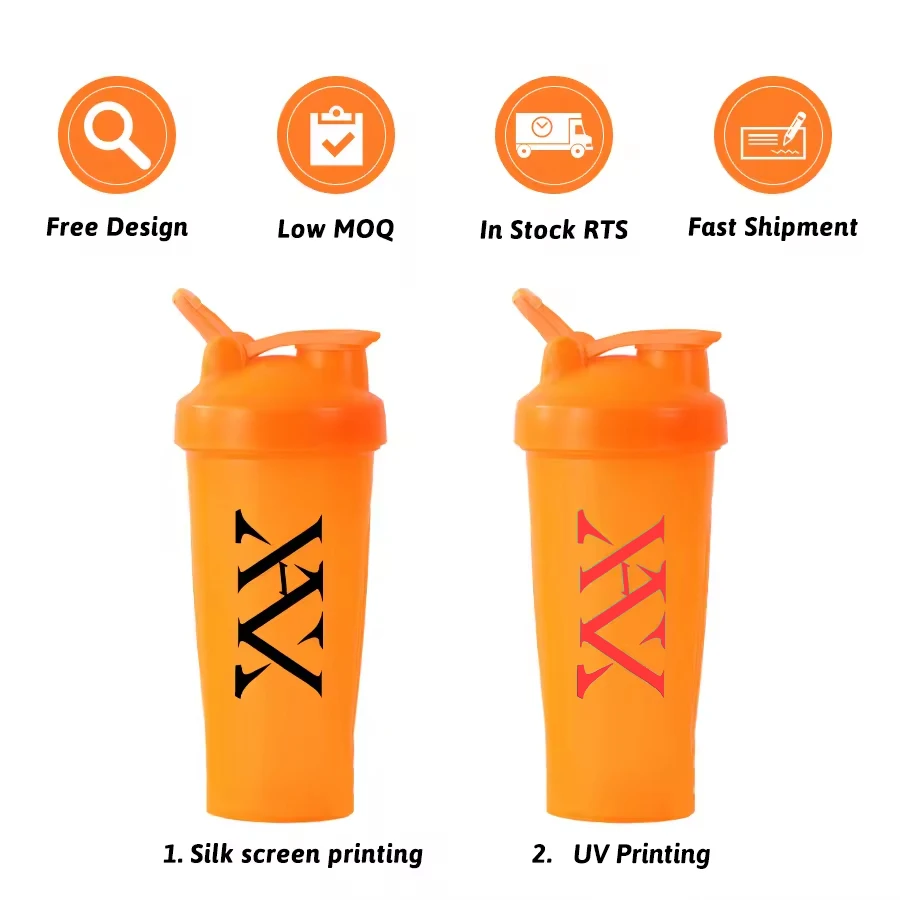 Hot Selling 400ml 600ml  BPA FREE Shaker Water Bottle  Workout Blender Shaker Bottle Gym Protein Shaker Bottles