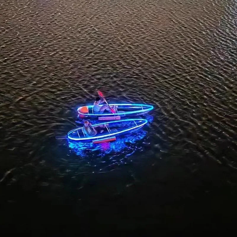 new arrival factory price hot selling cheap plastic popular clear kayak transparente