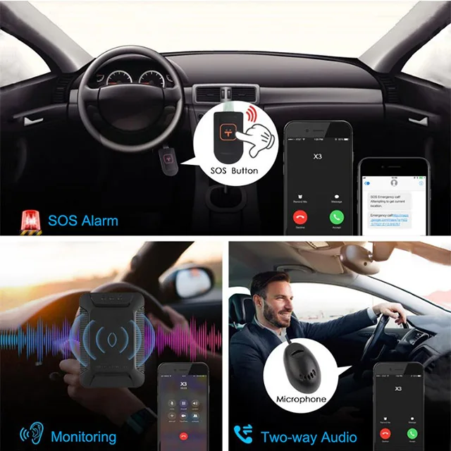 Original concox jimi car GT810 X3 gps tracker with engine stop and two way communication and fuel sensor monitor