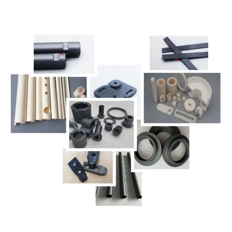 3X Ceramic Parts ODM OEM Rod Bar Roller Pipe Pump Zirconia Alumina Mullite Ceramic Tube Nitride Price of Silicon Carbide Tubes