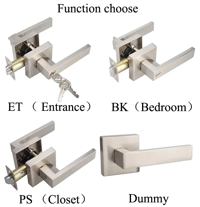 Heavy Duty Privacy Door Handle Interior Lever Lock Door Handle