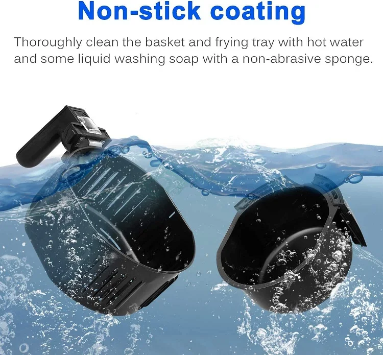 110V 220V Kitchen 5 L Digital Electric Deep Power Oil Perfect Free 5L Air Fryer Oven