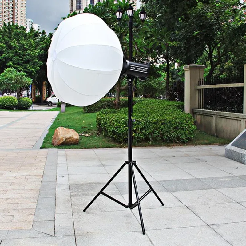 soft light ball softbox 45cm round flexible light cover fast portable photographic equipment