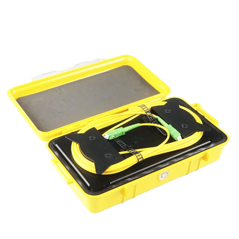 Оптический Тестер OTDR, волоконно-оптическое кольцо 500 м/1 км/2 км, волоконно-оптический тестер, пусковая Кабельная коробка