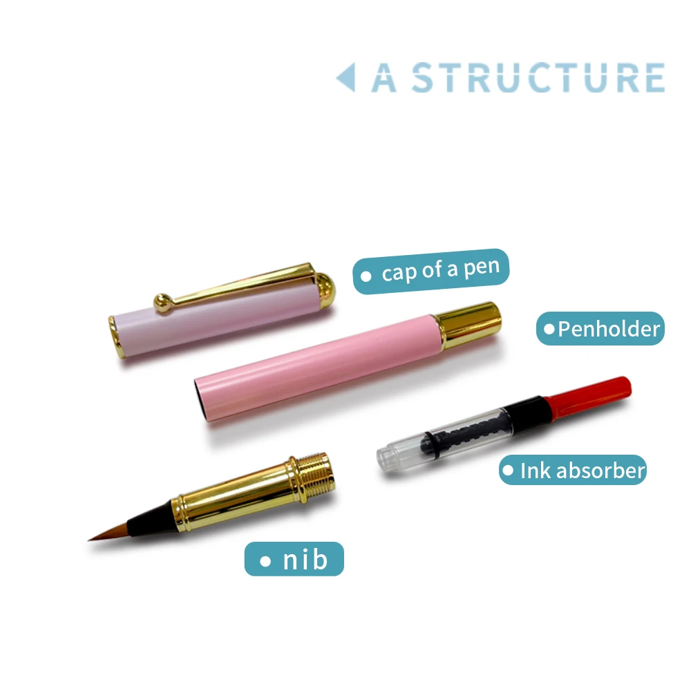 Новая стильная Высококачественная Китайская традиционная пишущая кисть для каллиграфии или подарочный логотип