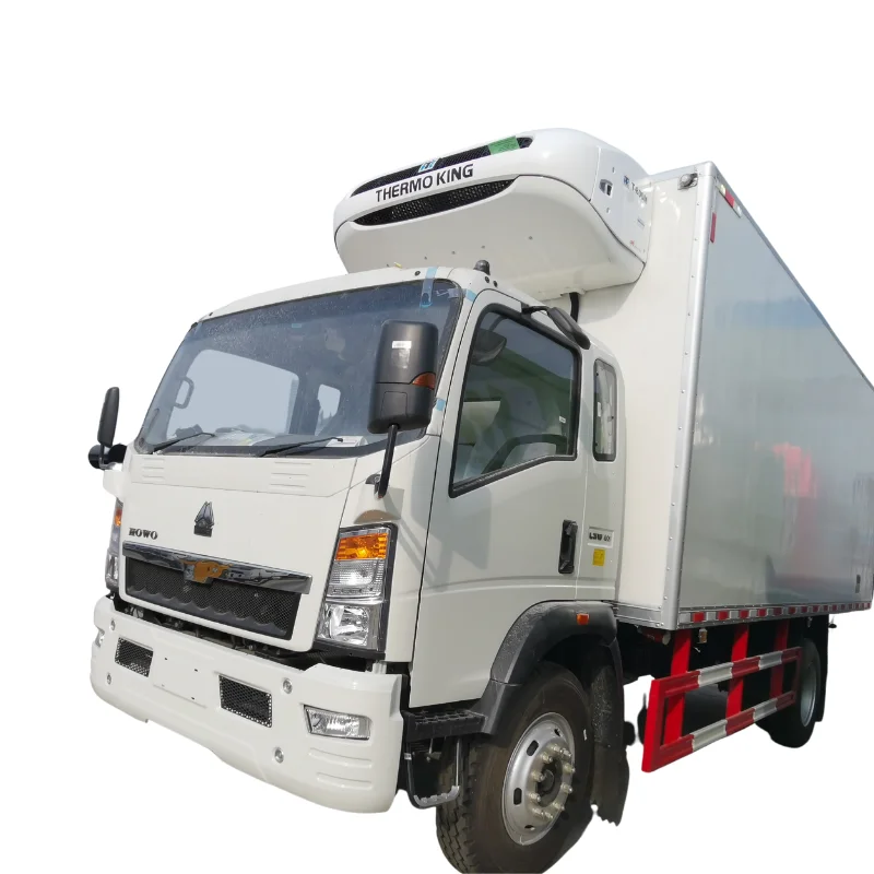 Лучшие продажи SINOTRUK HOWO термо-король холодильник грузовик дизельный Холодильный морозильник коробка для грузовика От 8 до 10 лет РЕФРИЖЕРАТОРНЫЙ грузовой